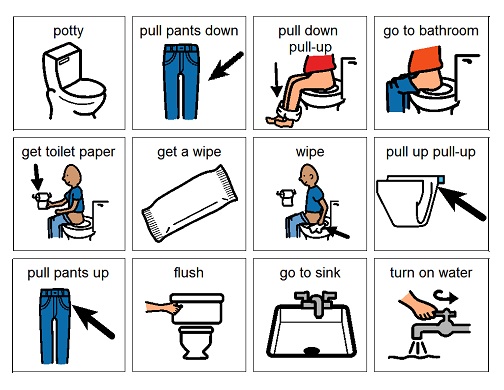 Steps for Potty Training Visual 