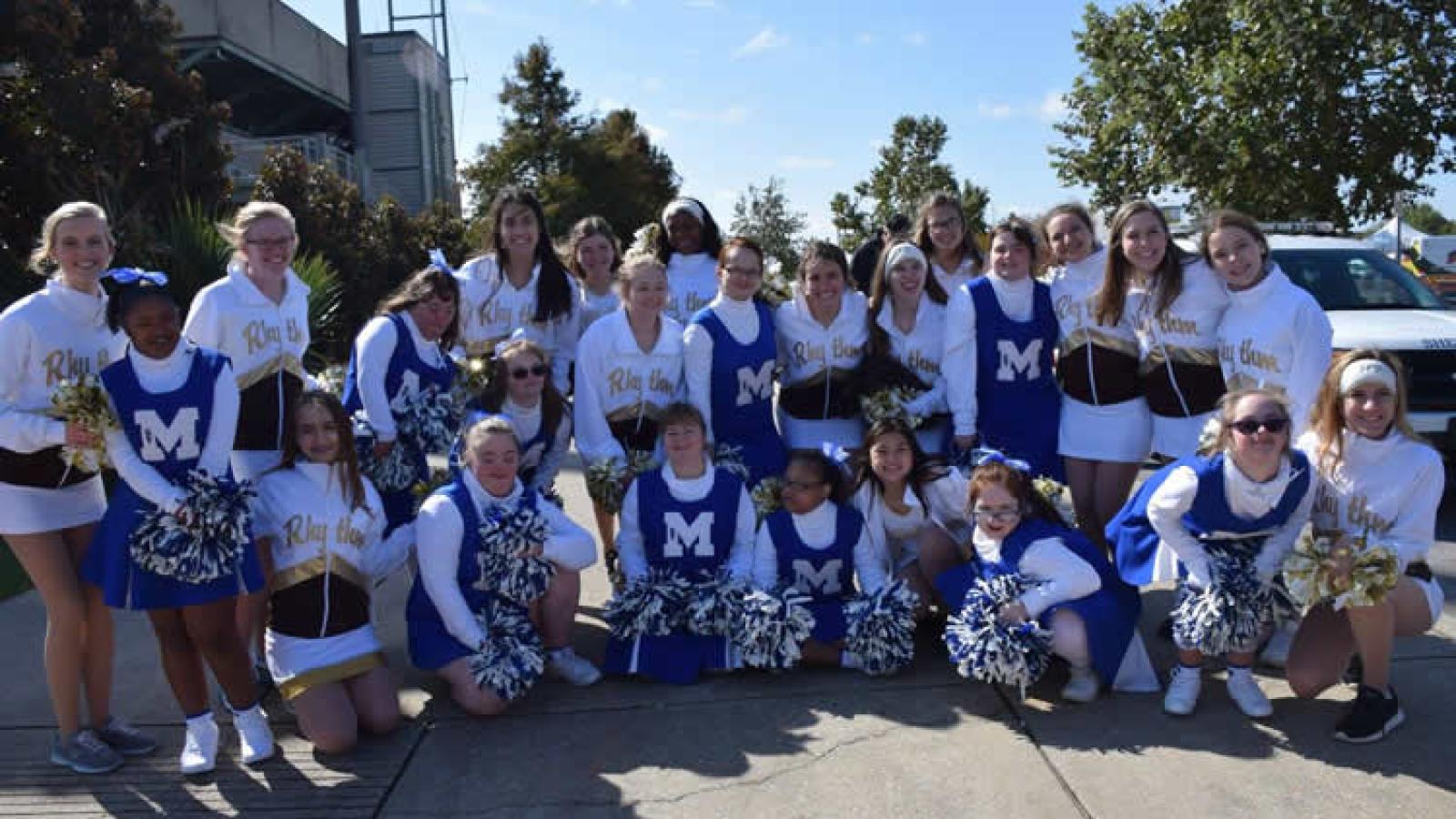 Group of cheerleaders