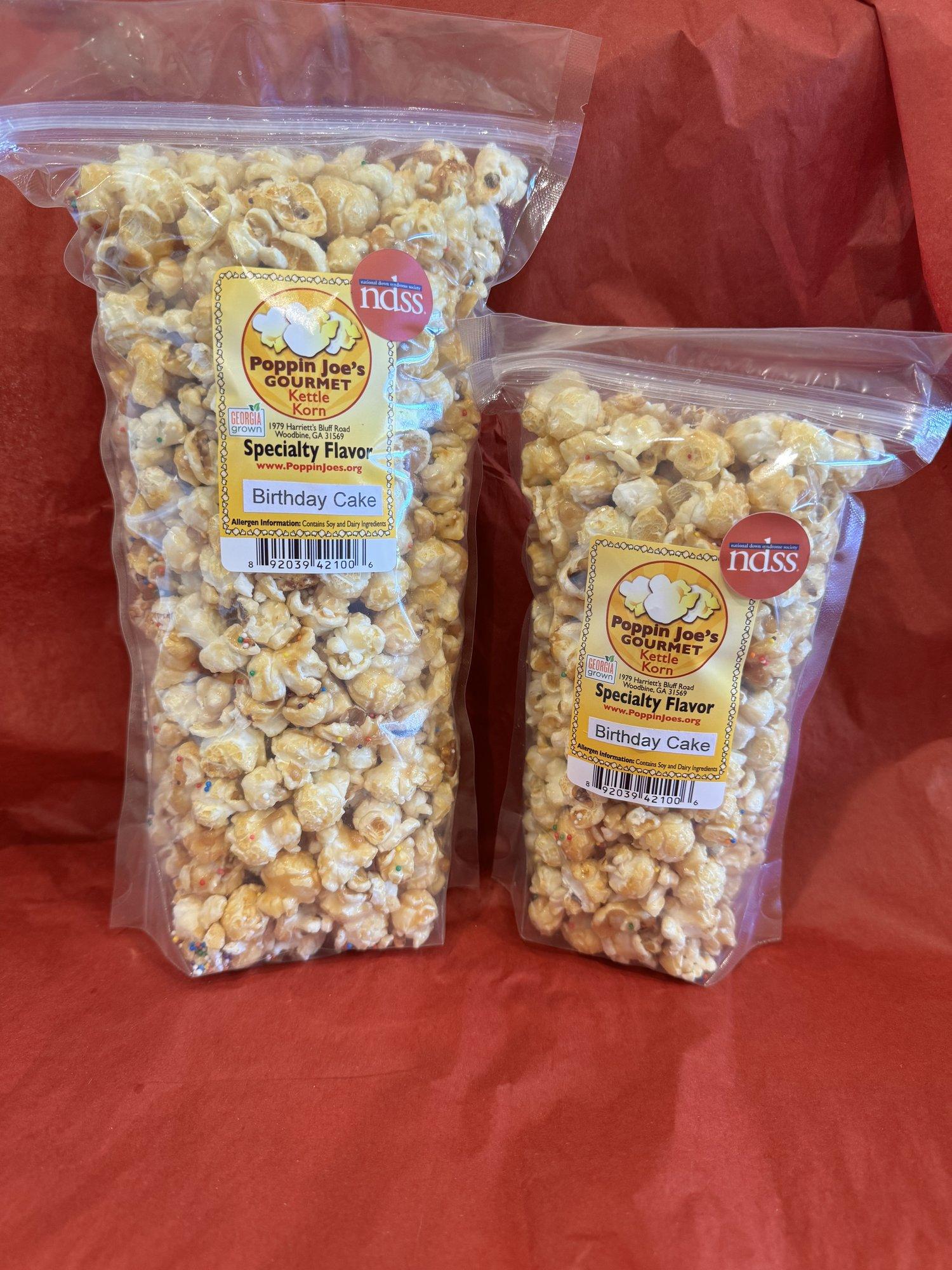 birthday cake flavored popcorn