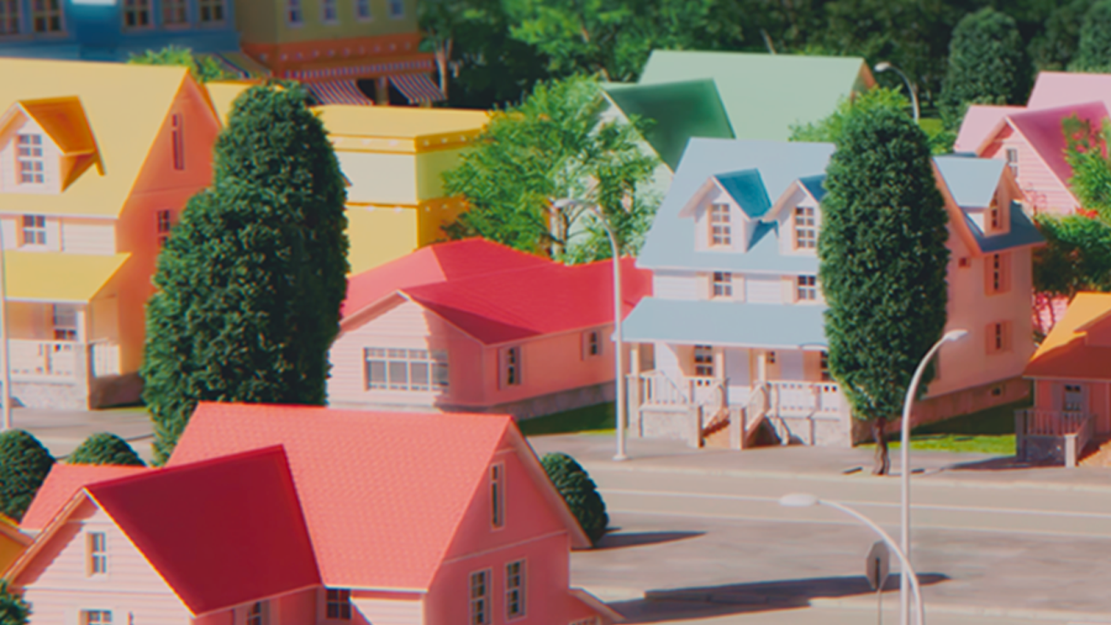 Overhead view of Town 21