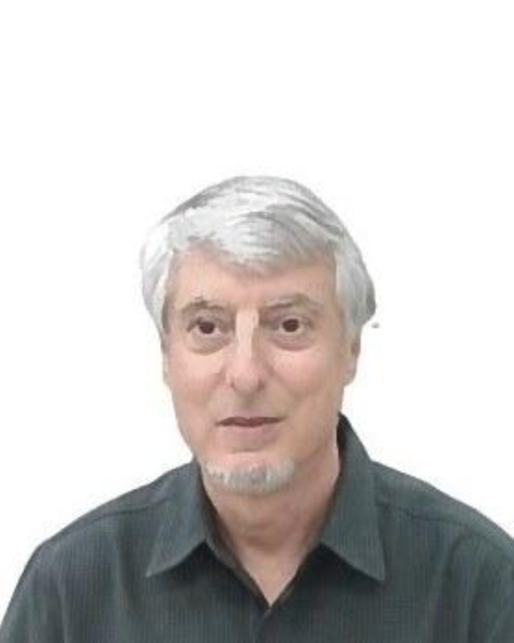 Headshot of Dr. George Capone, a man with white hair, wearing a grey collared shirt.
