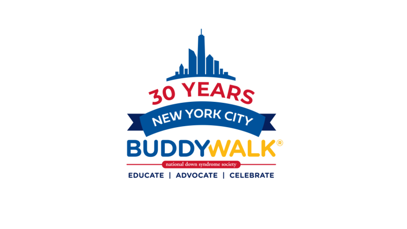 30 years nyc buddy walk logo