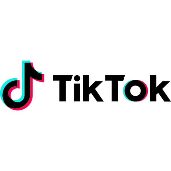 TikTok logo. Music eighth note graphic