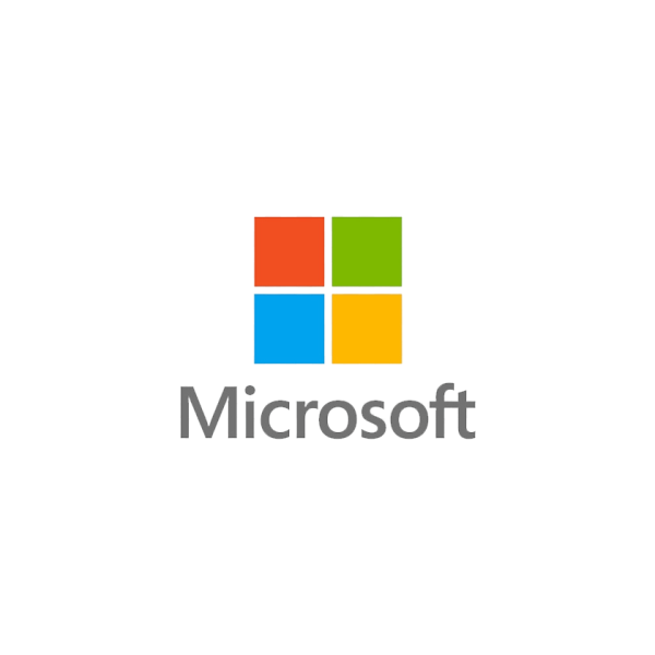 Microsoft logo Square graphic made up of red, green, blue, and yellow squares 