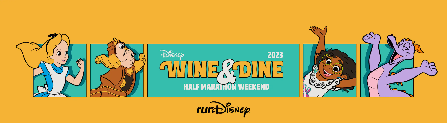 Disney wine and dine 2023 banner