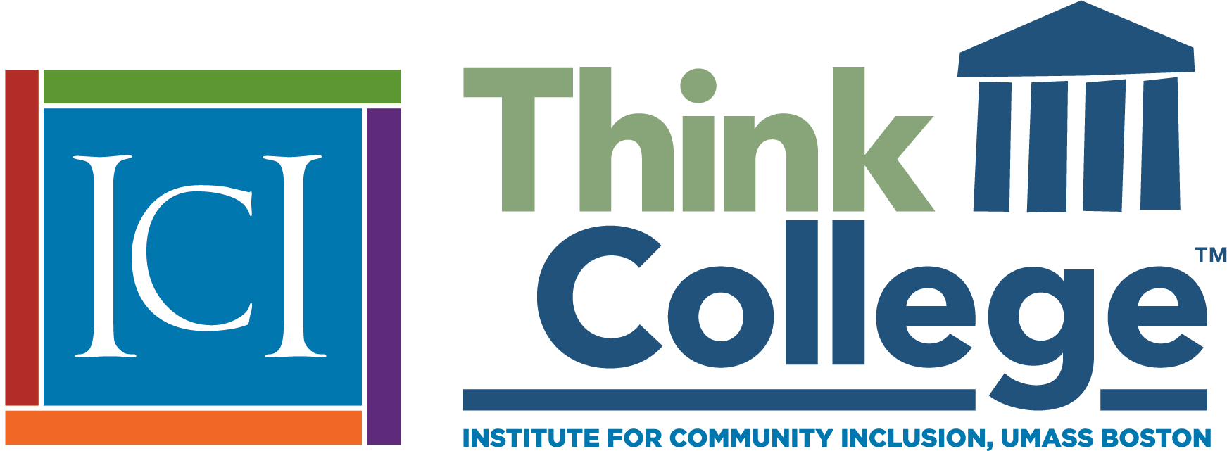 Think College- Institute for Community Inclusion, UMASS Boston logo