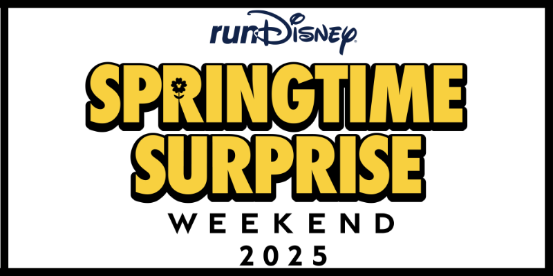 runDisney logo Springtime Surprise logo Weekend 2025