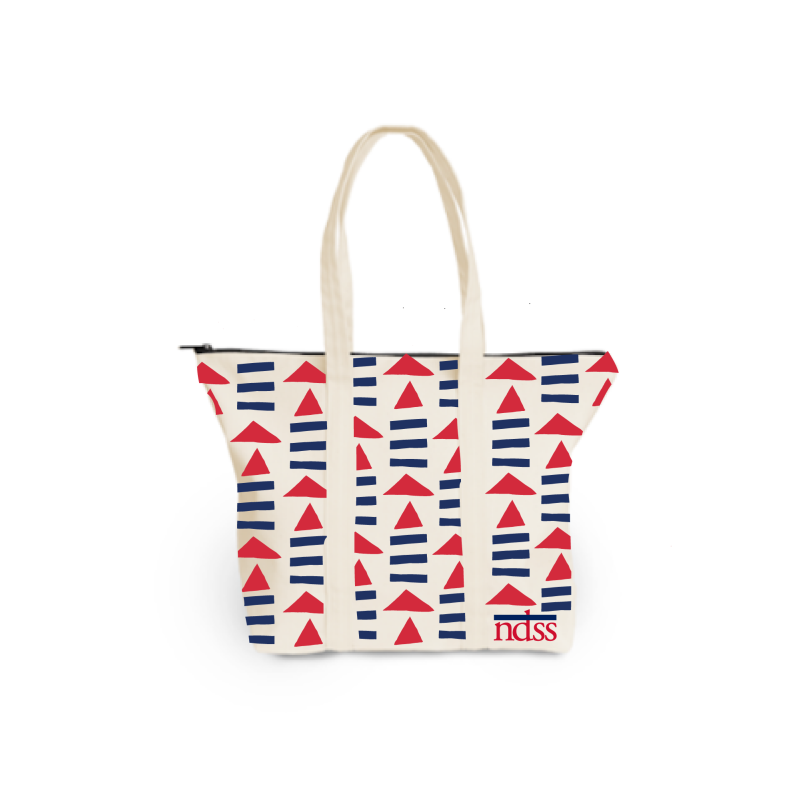 NDSS x Dance Happy Stacked Wide Tote Bag