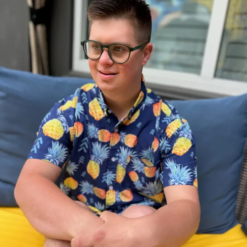 21 Pineapples Signature Button Up Shirt