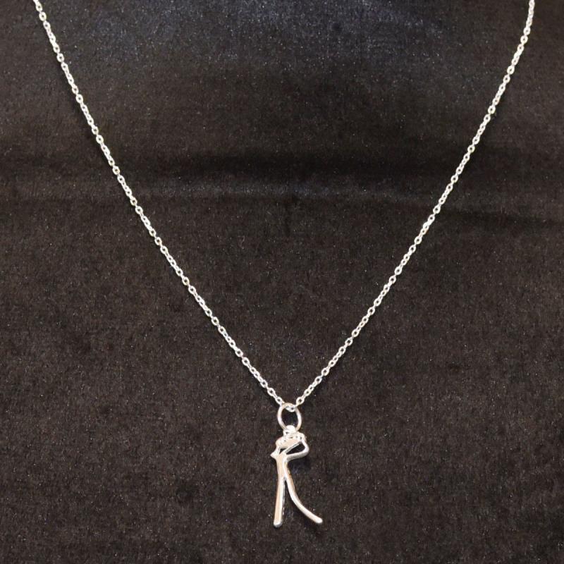Sterling Silver Chain with Rosmerry Sparkle Pendant