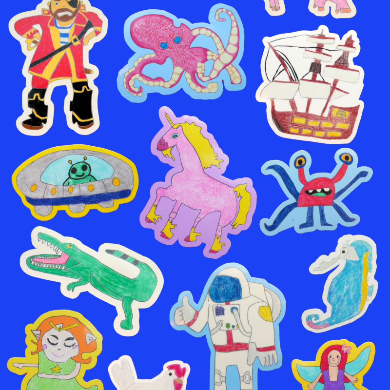 SuperBrady's Adventure Vinyl Sticker Packs